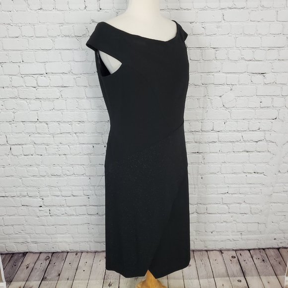 Donna Karan Sleeveless Black Dress 10 NWT - Picture 4 of 8